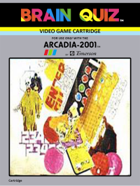 Brain Quiz Arcadia 2001 US box art